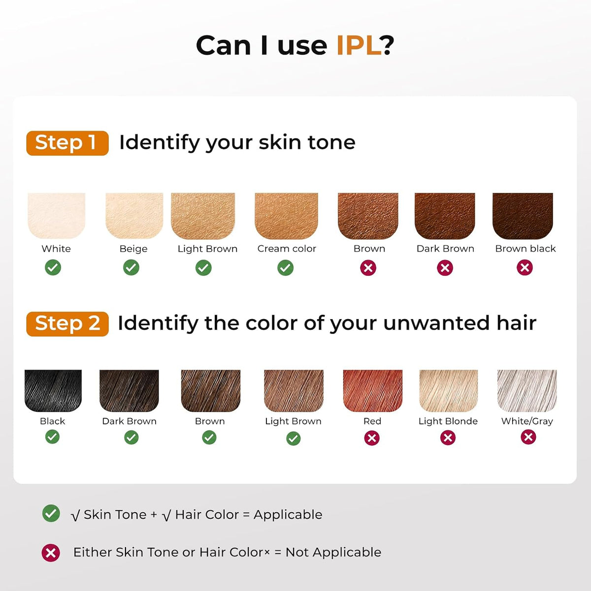 Ubroo 41°F Ice Cooling IPL Hair Removal for Women & Men(Purple) Full‑Body At‑Home Epilator, 97.6% Hair Reduction, Visible In Bikini, Armpits, Legs And Facial Areas
